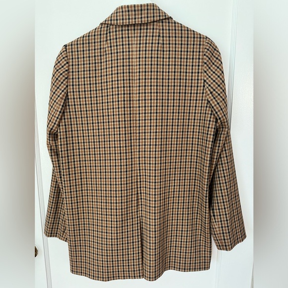 Madewell Caldwell Double Breasted Blazer in Desert Check - Picture 7 of 9